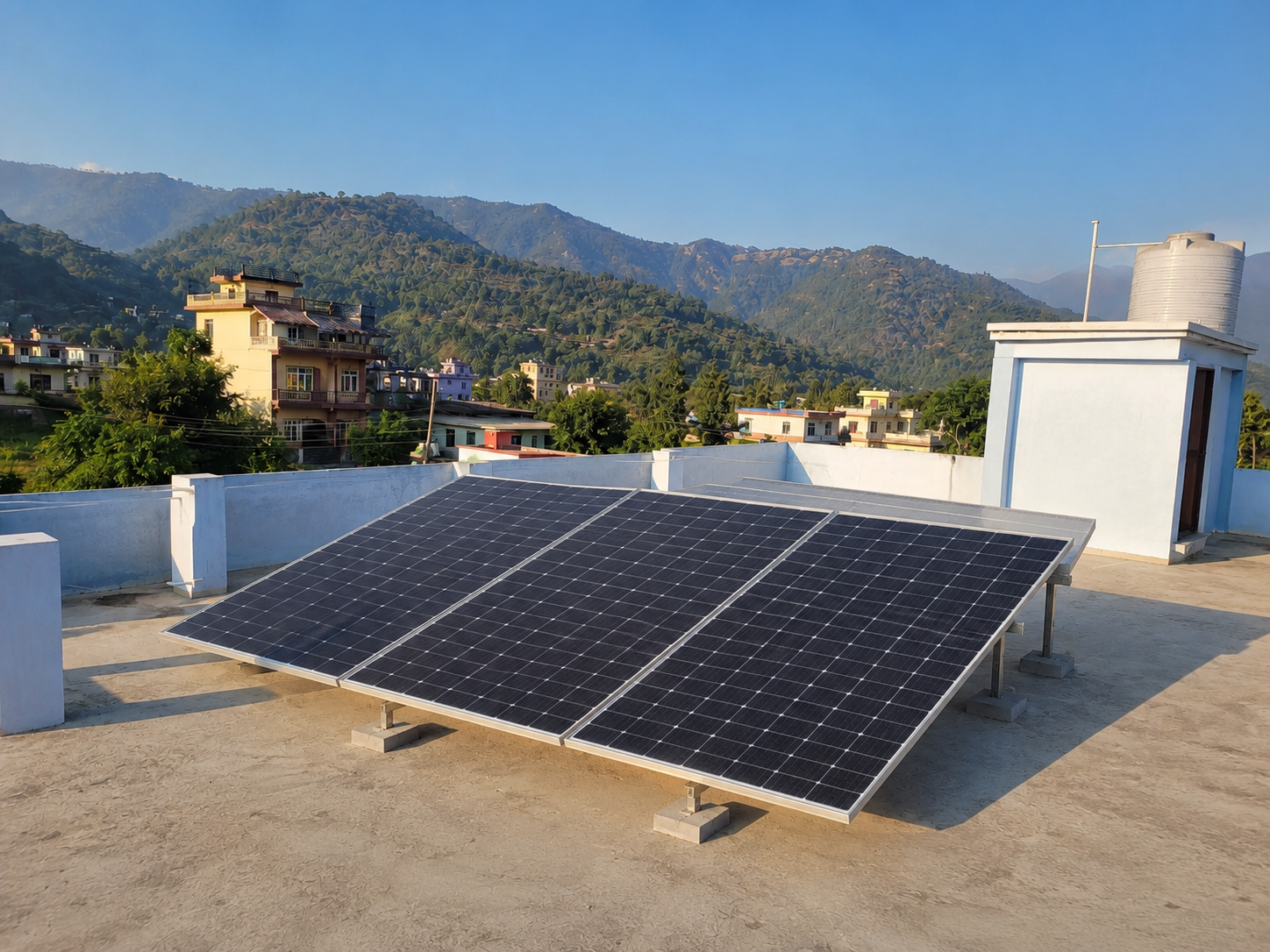 Home solar installation Uttarakhand